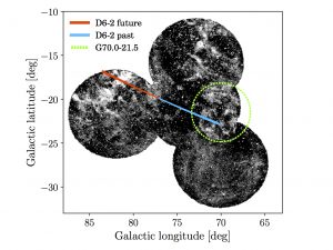 Orbital solution of the second white dwarf candidate for the D6-scenario