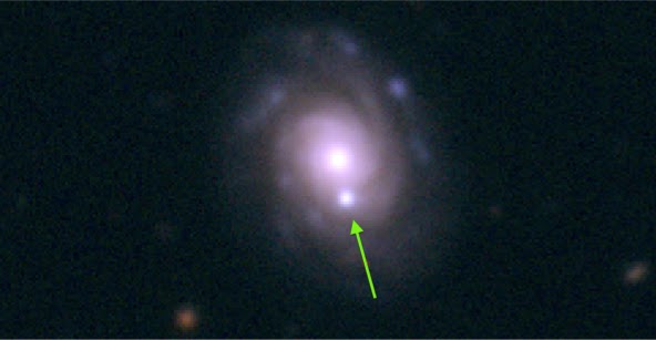 Zoomed in image of a supernova
